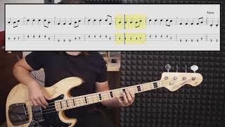 The Turtles - Happy Together (bass cover with tabs in video)