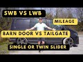 SWB vs LWB - Barn Doors vs Tailgate - VW Transporter Campervan Guide