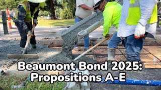 Beaumont Bond 2025 Propositions A-E | City of Beaumont, Texas