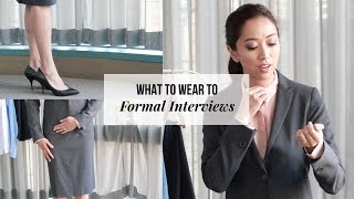 What To Wear To An Interview - Business Formal Attire for Women