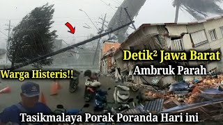 BARU SAJA Detik² Jawa Barat Ambruk Disapu Badai Dahsyat Hari ini!! Warga Menjerit! Puting Beliung