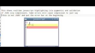 realtime JSON validation using simplejson