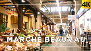 PARIS 12th arrondissement France Walking Tour 4K 🇫🇷 Le marché couvert Beauvau ➜ Place d'Aligre