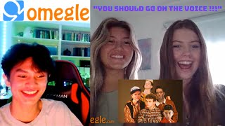 Omegle singing reactions (but only why don't we songs!)