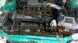 Toyota corolla bigbody [ 4AFE ] Bago na battery, pero ayaw magstart