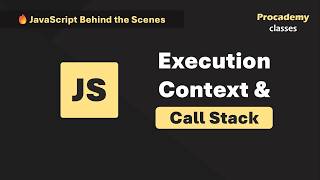JavaScript Execution Context & Call Stack Explained 🔥 | How JS Executes Code Step-by-Step