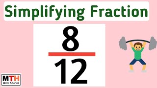How to simplify the fraction 8/12 | 8/12 Simplified | 8 divided by 12