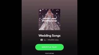 Jennifer Lopez 'Wedding Songs' Playlist includes The Flamingos' classic 'I Only Have Eyes For You'