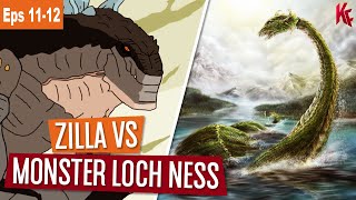 Ketika Zilla Melawan Monster Loch Ness / Alur Cerita GODZILLA: THE SERIES (EPS 11 \u0026 12)