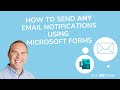 How to Send Email Notifications from Microsoft Forms to Multiple People using Power Automate (2023)