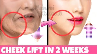 The Fastest Cheek Lifting Exercise in 2023! Anti-Aging Face Lift For Jowls \u0026 Laugh Lines