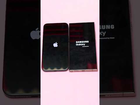 iPhone 15 Pro Max vs Samsung Galaxy S24 Ultra boot test