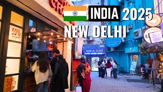 4K Walking in India 2025 - New Delhi Market Tour (Khan Market, Kamla Nagar Market, Connaught Place)