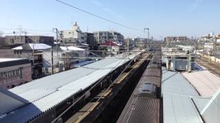 京王線桜上水駅　準特急通過待ち　Keio-Line　Sakurajosui Station / Tokyo