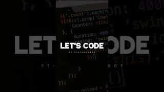 LET'S START CODING 🧑‍💻 MOTIVATIONAL QUOTES #viralshorts #thecoderboy #coding #shorts