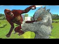 Godzilla X Skar King VS. The new empire! - Animal Revolt Battle Simulator