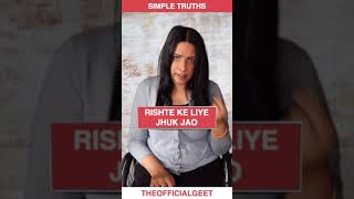 Agar Har Baar Apko Jhukna Pade Love Status | Whatsapp Relationship Video | The Official Geet #shorts