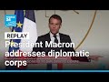REPLAY: French President Macron addresses diplomatic corps • FRANCE 24 English