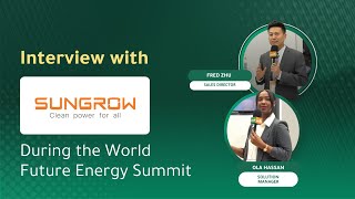 Interview with SUNGROW team during the WEFS 2025