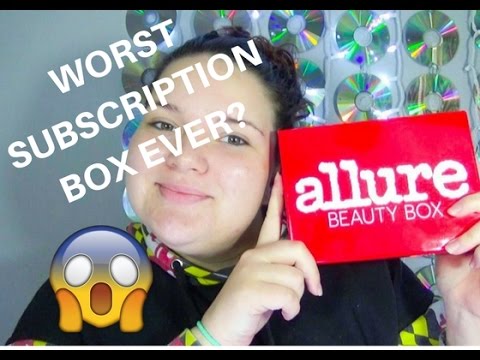 March 2017 ALLURE Beauty Box Unboxing | WORST SUBSCRIPTION BOX EVER ...