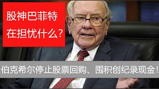 巴菲特囤积创纪录现金，他担忧什么？伯克希尔停止股票回购！| BRK.A \u0026 BRK.B最新持仓深度解析。#nvda #brk #berkshires #巴菲特