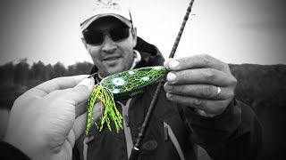 Pike Fishing with CRAZY RUSSIAN LURES💥🇷🇺 (Topwater Pike Action)