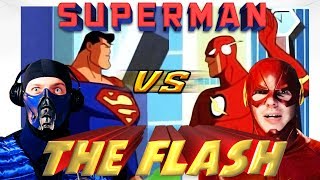 Real Mortal Kombat Reacts - Flash VS Superman! | MKX & DC PARODY