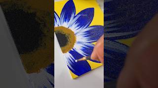 Easy flower painting #painting #shorts