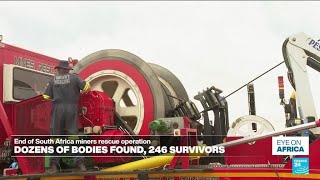 End of miners rescue operation in South Africa: dozens of bodies found, 246 survivors • FRANCE 24