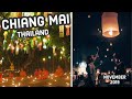 Loi Krathong and Yi Peng Lantern Festival in Chiang Mai, Thailand