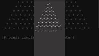 triangle 🔺️ shape making using c++ programming language simple 👌 and easy for beginners