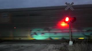 BNSF 7735 South in Lynn Center, IL 12/9/24