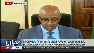 Coronavirus: Kenya government update on COVID-19