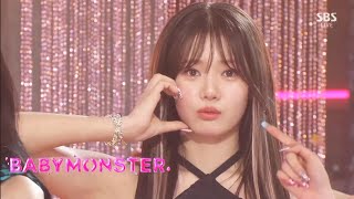 [Comeback Stage] 241110 BABYMONSTER (베이비몬스터)  - DRIP | SBS INKIGAYO [1080P]