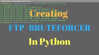 Creating FTP Brute Forcer in Python (Script link in description).