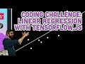 Coding Challenge #104: Linear Regression with TensorFlow.js