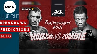 UFC Fight Night Moicano vs Korean Zombie Breakdown and predictions