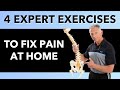 Sacroiliac, Low Back & pelvic Girdle Pain; 4 Expert Exercises To Fix At Home