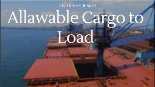 Allowable Cargo to Load