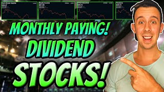 More PROFITS with these High Yield MONTHLY Paying Dividend Stocks!  Robinhood Investing