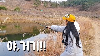 [ENG SUB] 겨울철 스쿨링 배스 찾는 방법! 겨울낚시! Winter Bass Fishing, How to Find Schooling Point!