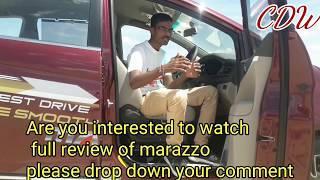 The new  Mahindra marazzo