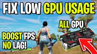 How To Fix LOW GPU USAGE While Gaming - Fix LOW FPS (2022 Guide)