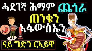 ሓደገኛ ሕማም ጨጎራ ጠንቁን ኣገባብ ኣፋውስኡን - WELL MEDIA | ኹርናዕ ጥዕና