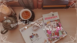 READING JOURNAL | July cozy bookish theme