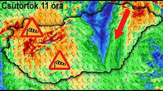 Szélvihar támad csütörtökre