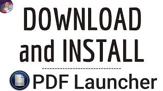 Download PDF LAUNCHER App, how to INSTALL PDF launcher application ( free ) Reading quickly File