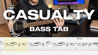 Linkin Park - Casualty // Bass Cover // Play Along Tabs and Notation