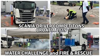 Scania Driver Competitions Croatia 2019 | Water Challenge and Fire \u0026 Rescue 14 | 4 | 2019