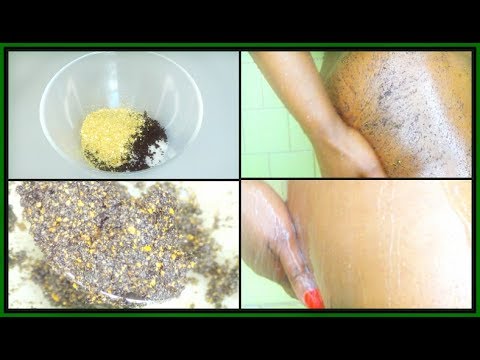 HOW TO SMOOTH YOUR BUTT | EXFOLIATING BUTT SCRUB WITH SEA SALT AND COFFEE| Khichi Beauty HOW TO SMOOTH YOUR BUTT | EXFOLIATING BUTT SCRUB WITH SEA SALT AND COFFEE| Khichi Beauty